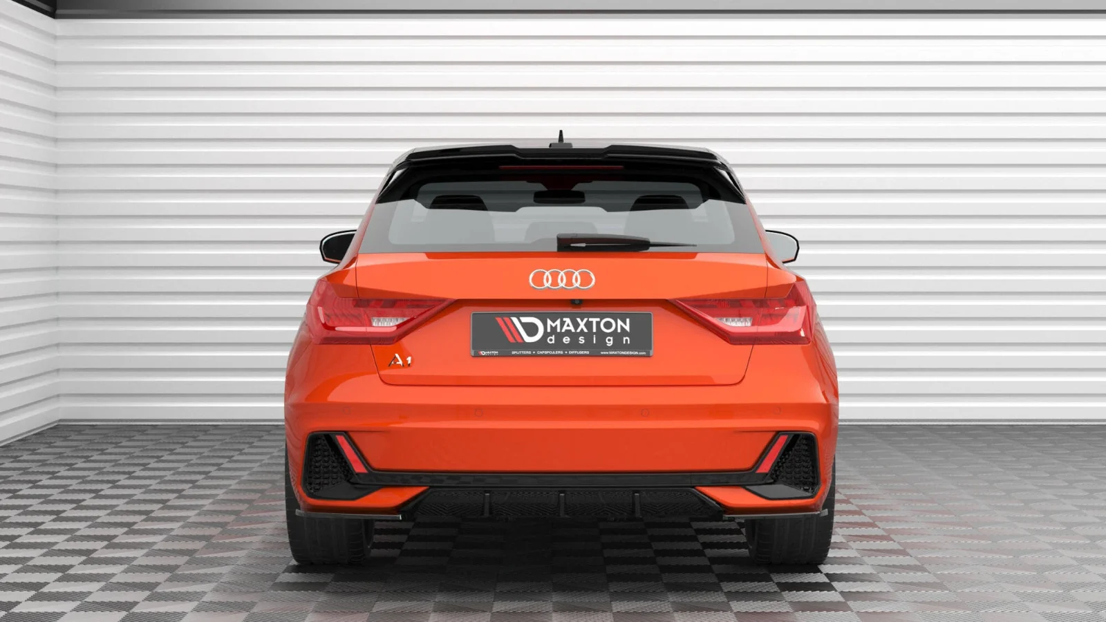 Maxton Design Bodykit-Set für Audi A1 S line GB – Schwarz glänzend
