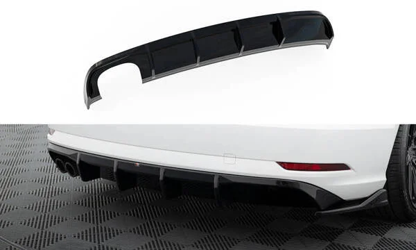 Maxton Design Bodykit-Set für Audi A3 8V FL (Version mit – Schwarz glänzend
