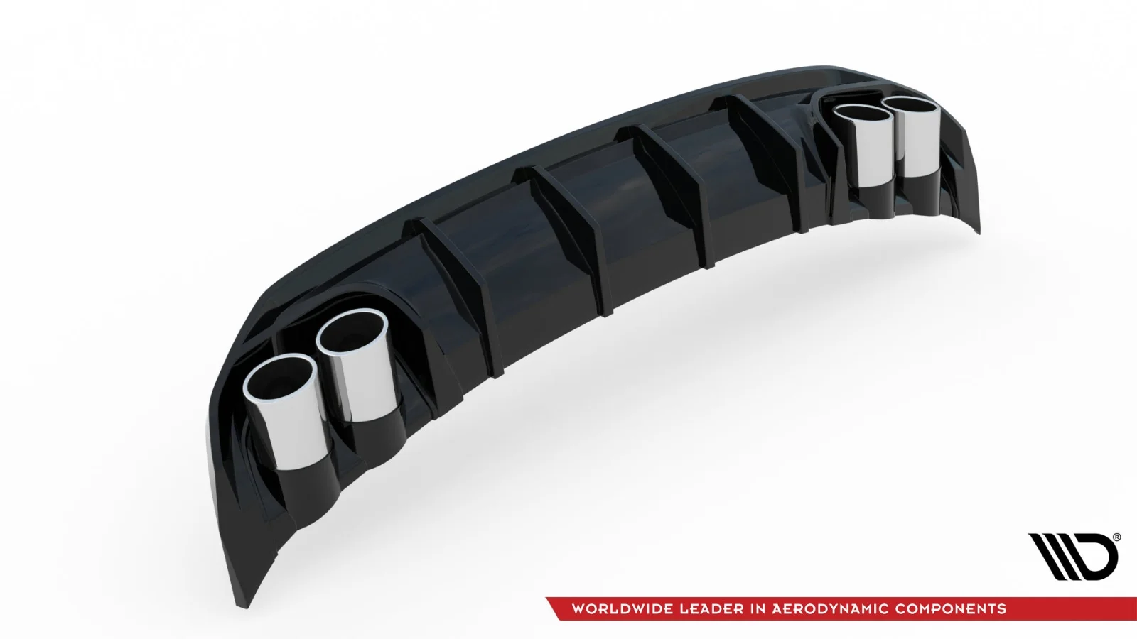 Maxton Design Bodykit-Set für Audi A3 S line 8Y – Schwarz glänzend – AU-A3-8Y-SLINE-RS1G+CHROME
