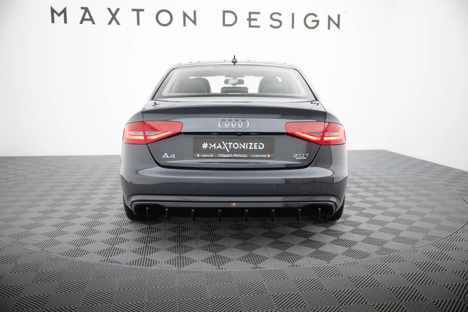 Maxton Design Bodykit-Set für Audi A4 B8 FL (Version ohne – Schwarz glänzend