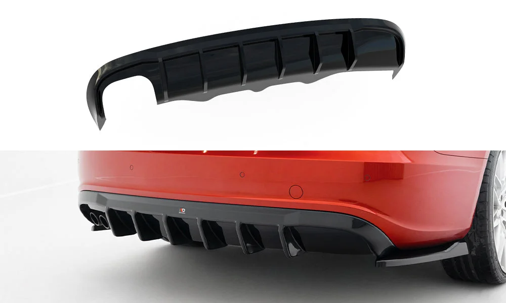 Maxton Design Bodykit-Set für Audi A5 S line 8T (Version mit – Schwarz glänzend – AU-S5-1-SB-RS1GOO_