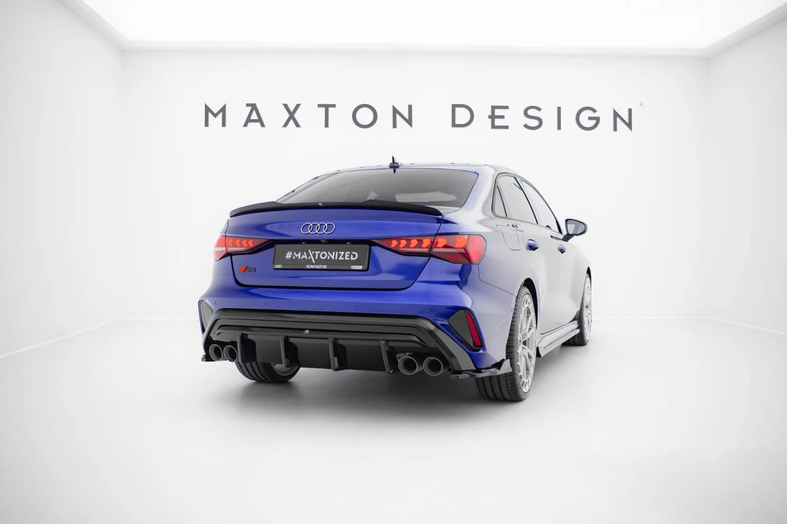 Maxton Design Bodykit-Set für Audi S3 8Y FL – Schwarz glänzend – AU-S3-8YF-S-RS1G-SOO_OO