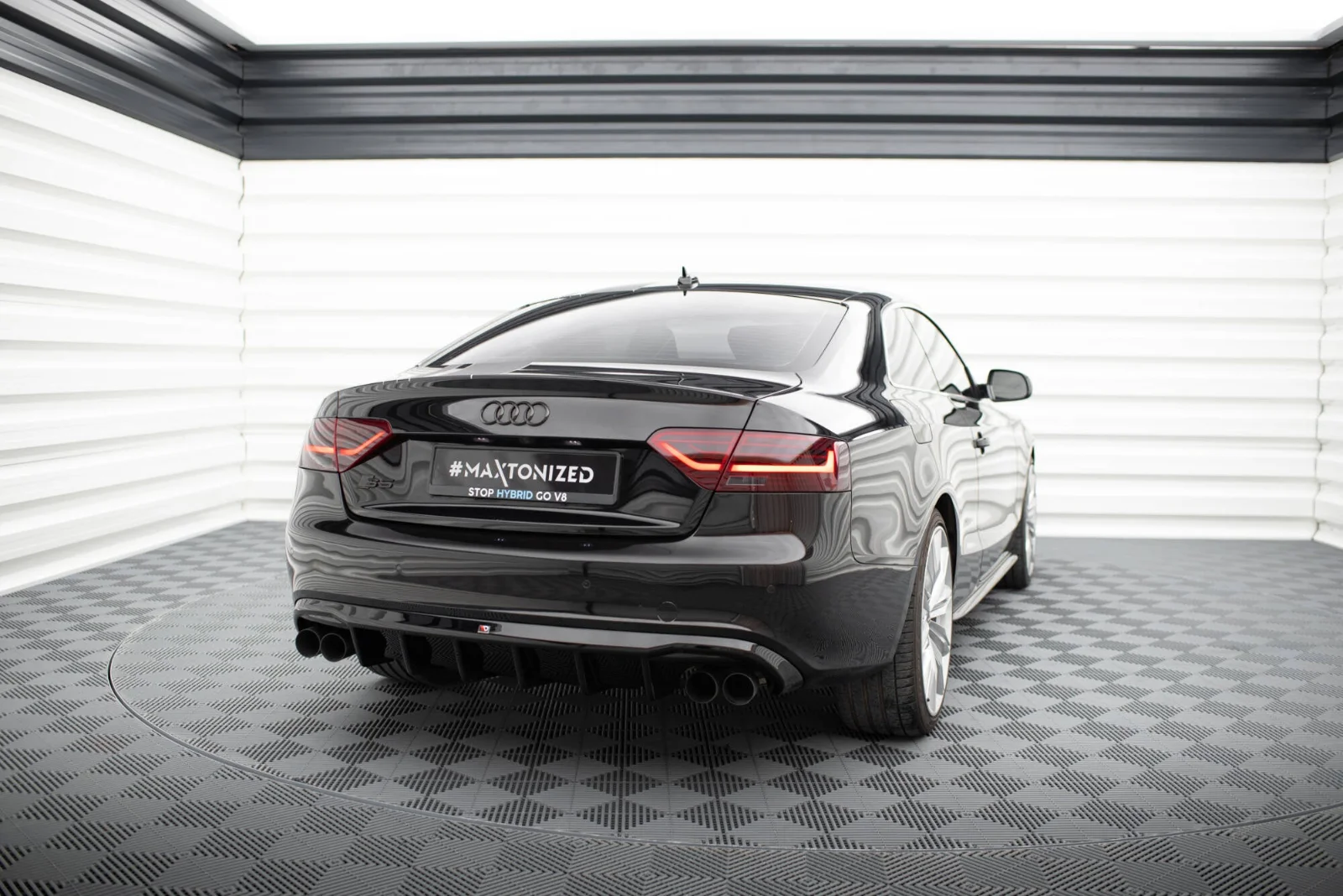 Maxton Design Bodykit-Set für Audi S5 S line 8T – Schwarz glänzend