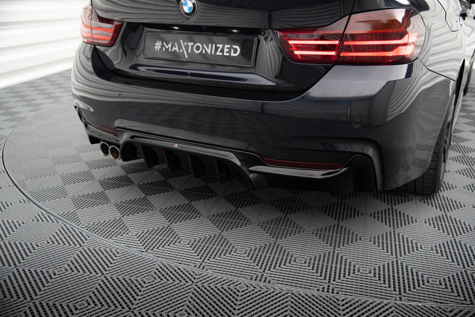 Maxton Design Bodykit-Set für BMW 4er M-Paket F32 F36 F33 – Schwarz glänzend – BM-4-F32-MPACK-RS1GOO_