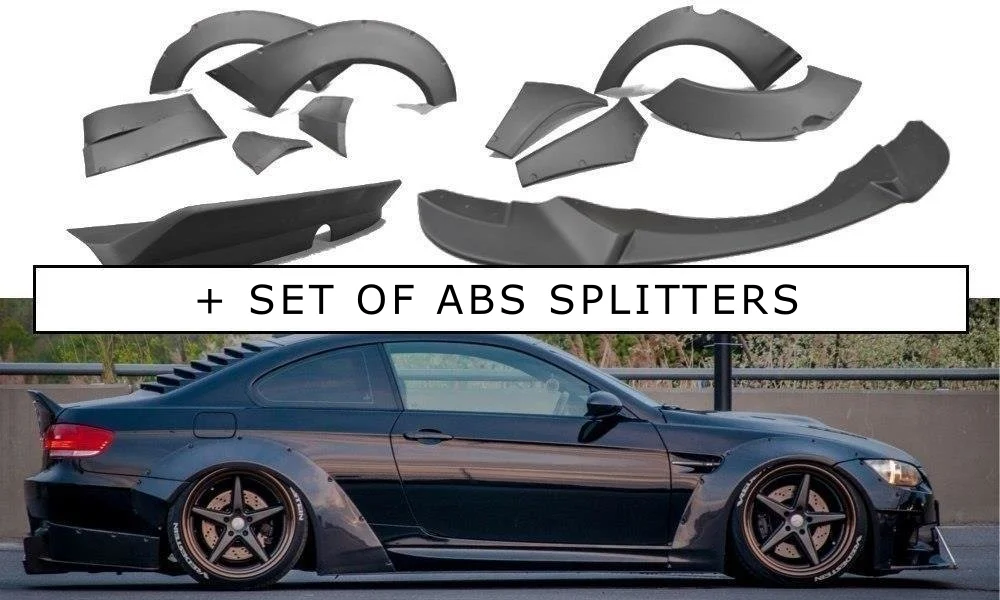 Maxton Design Bodykit-Set für BMW M3 E92 – GFK, unlackiert – BM-3-92-M-BK1 – BM-3-92-M-BK1