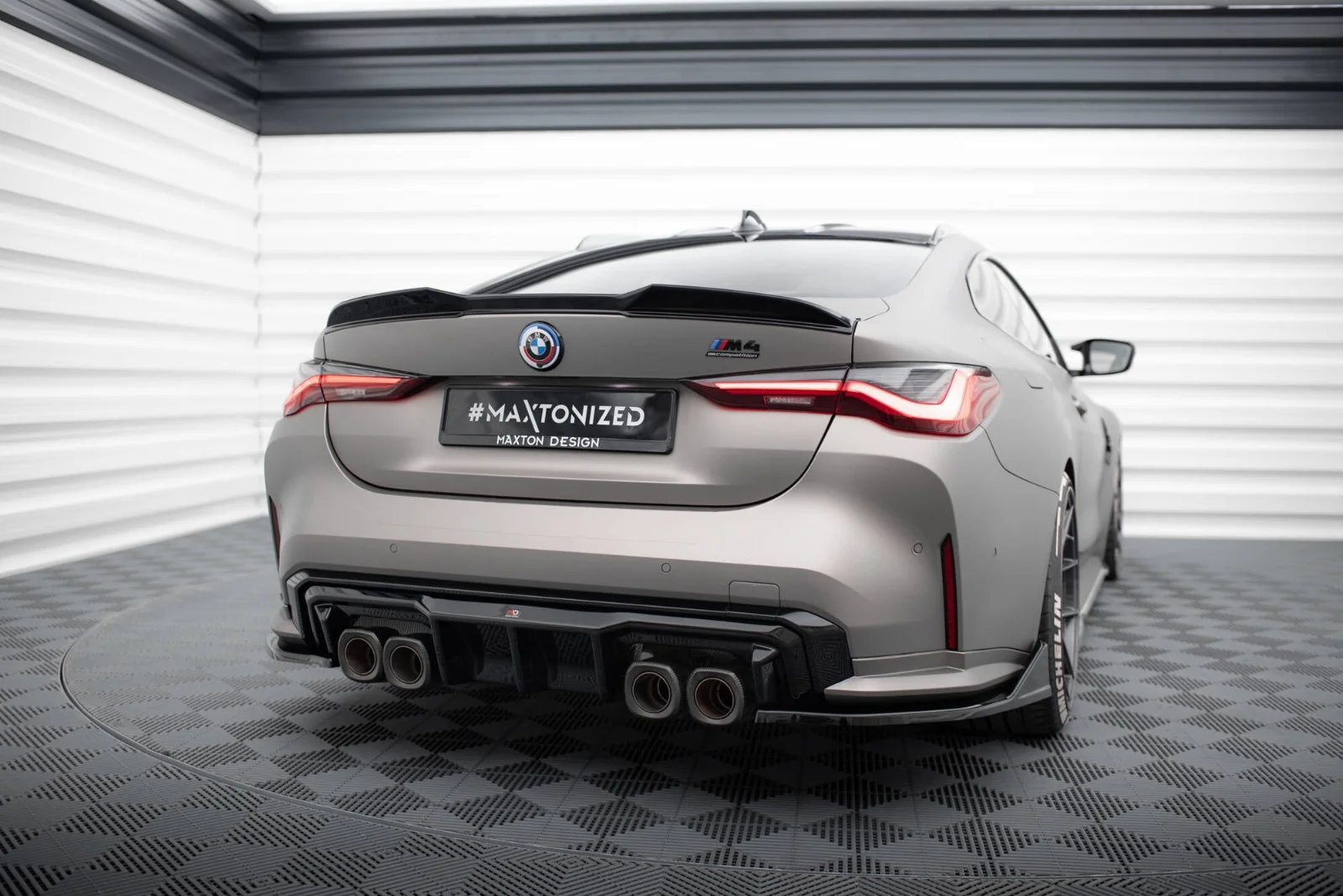 Maxton Design Bodykit-Set für BMW M4 G82 FL M3 G80 G81 – Schwarz glänzend