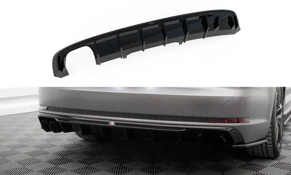 Maxton Design Bodykit-Set V.1 für Audi A4 S line B9 – Schwarz glänzend – AU-A4-B9-SLINE-RS1GOO_