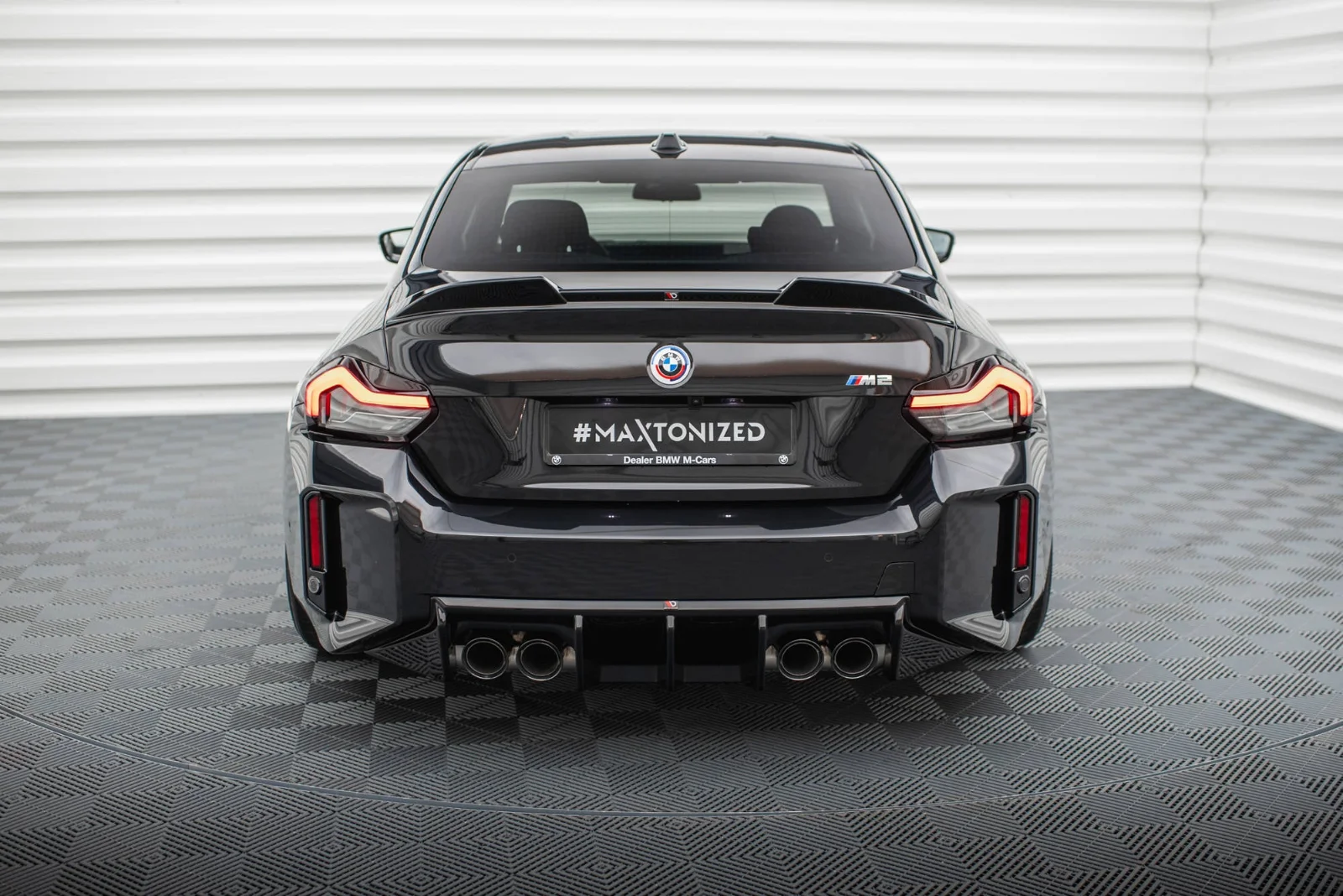 Maxton Design Bodykit-Set V.1 für BMW M2 G87 – Schwarz glänzend
