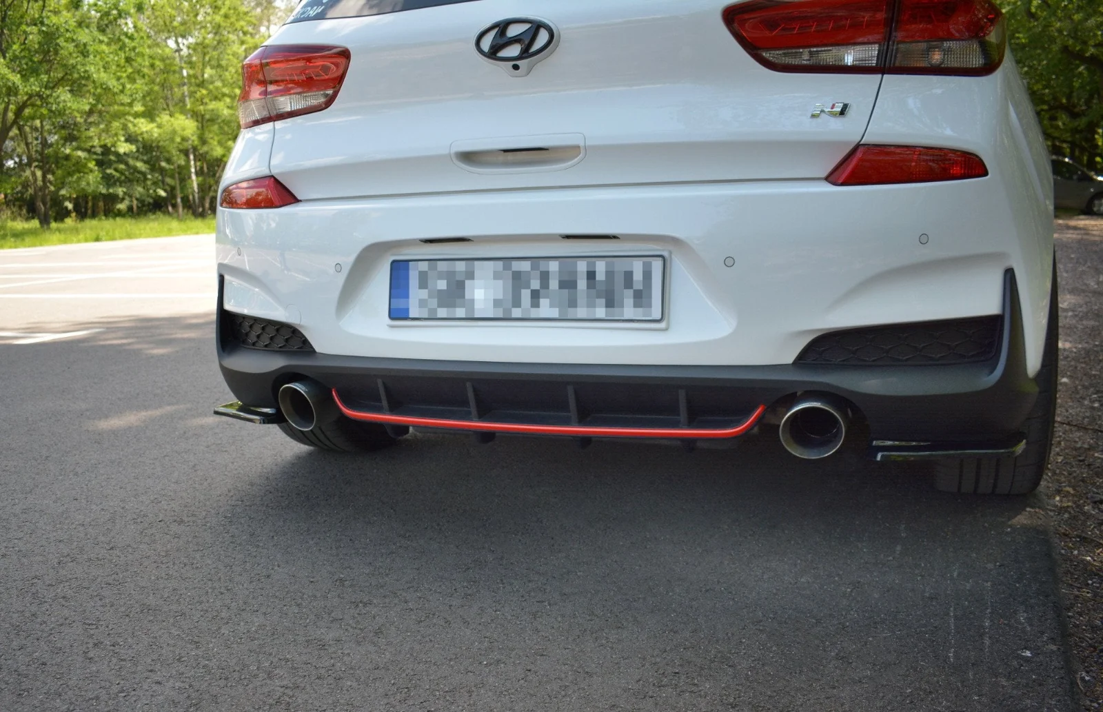 Maxton Design Bodykit-Set V.1 für Hyundai i30 N Mk3 – Schwarz glänzend