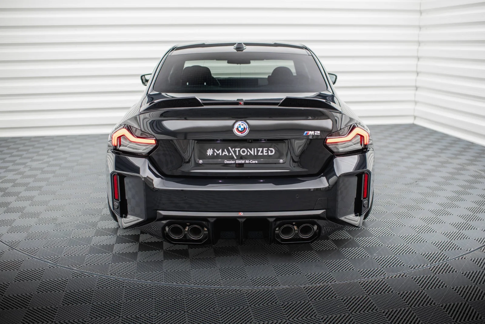 Maxton Design Bodykit-Set V.2 für BMW M2 G87 – Schwarz glänzend