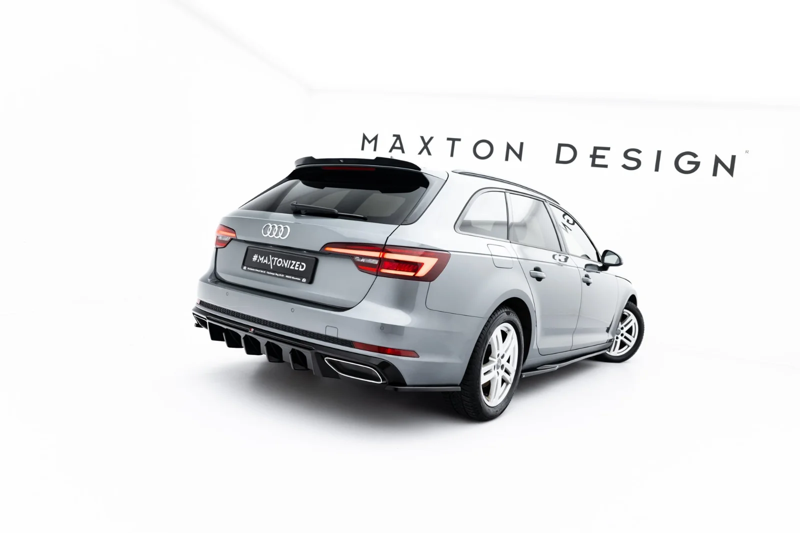 Maxton Design Bodykit-Set V.3 für Audi A4 S line B9 – Schwarz glänzend
