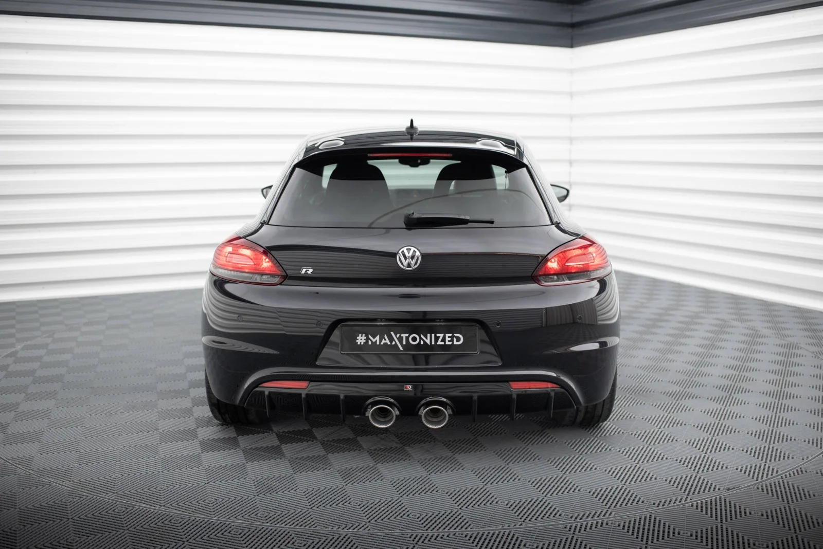 Maxton Design Bodykit-Set V.3 für VW Scirocco R Mk3 – Schwarz glänzend