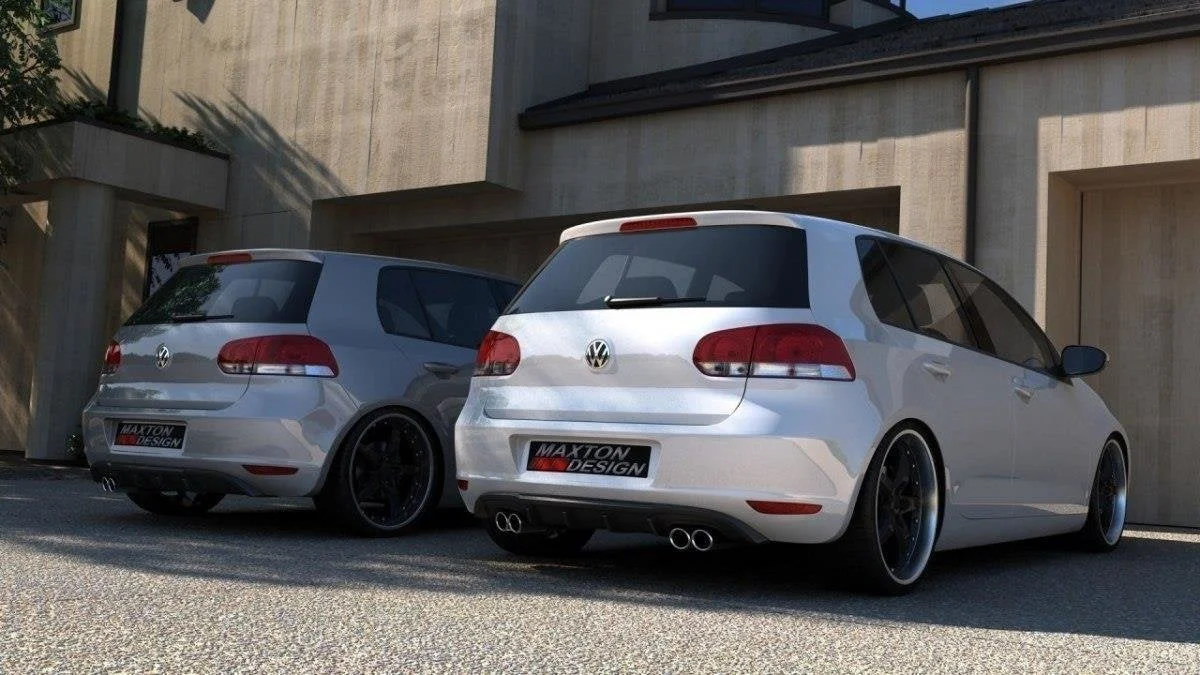 Maxton Bodykit-Set für VW Golf 6 z 2 otworami na Wydech – Strukturiert