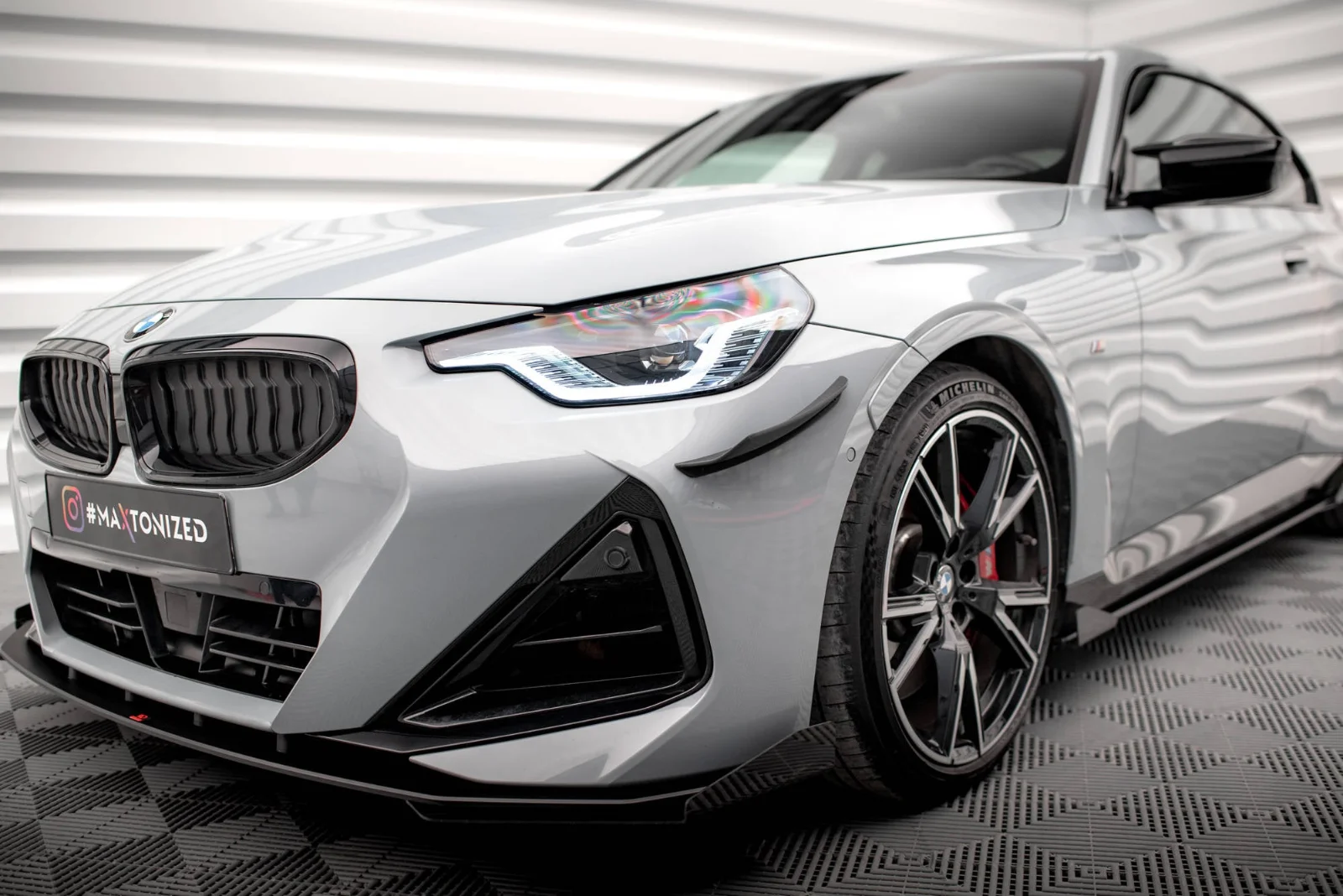 Maxton Design Canards für BMW 2er M-Paket M240i G42 – Schwarz matt