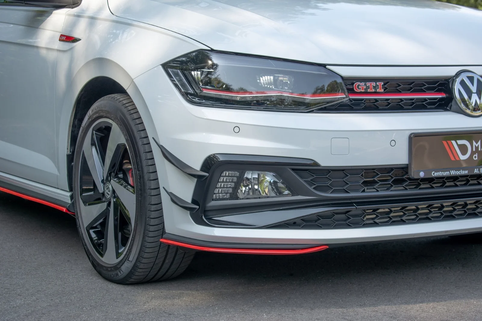 Maxton Design Canards für VW Polo GTI Mk6 – Schwarz glänzend