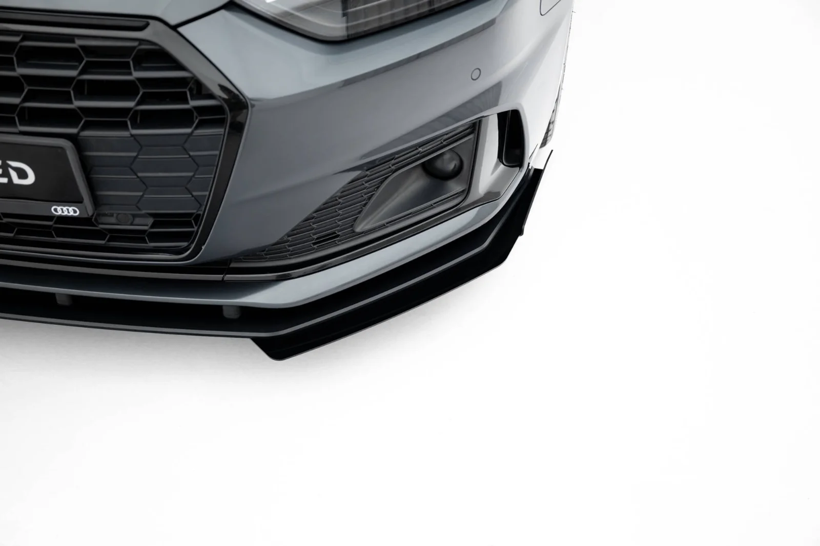 Maxton Design Front-Flaps für Audi A5 F5 FL – Schwarz matt