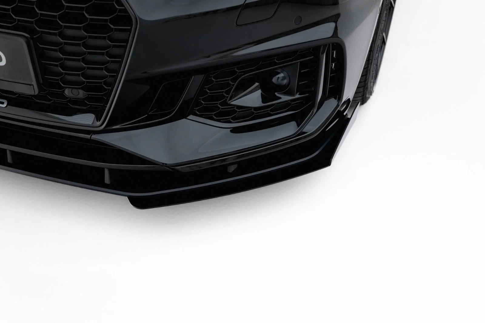 Maxton Design Front-Flaps für Audi RS5 F5 – Schwarz matt