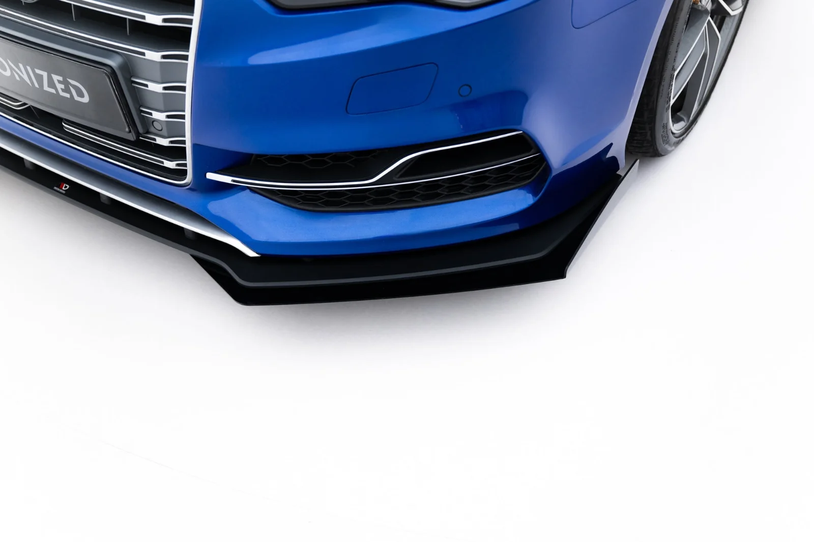 Maxton Design Front-Flaps für Audi S3 A3 S line 8V – Schwarz matt