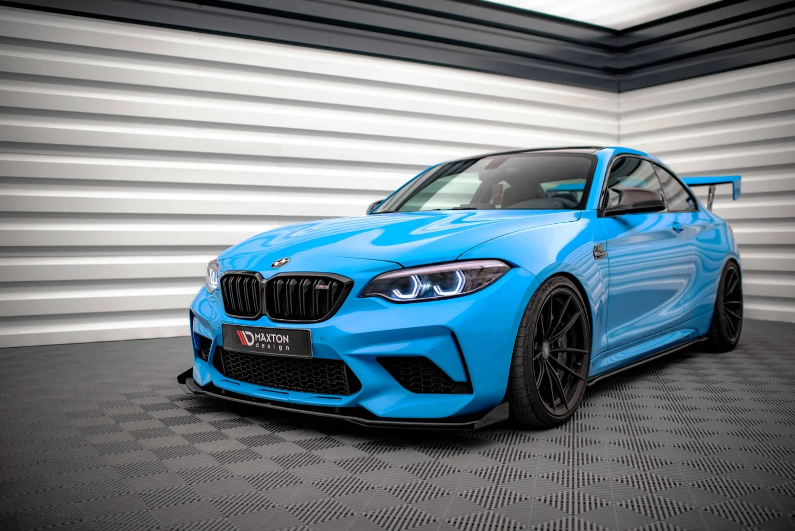 Maxton Design Front-Flaps für BMW M2 Competition F87 – Schwarz matt