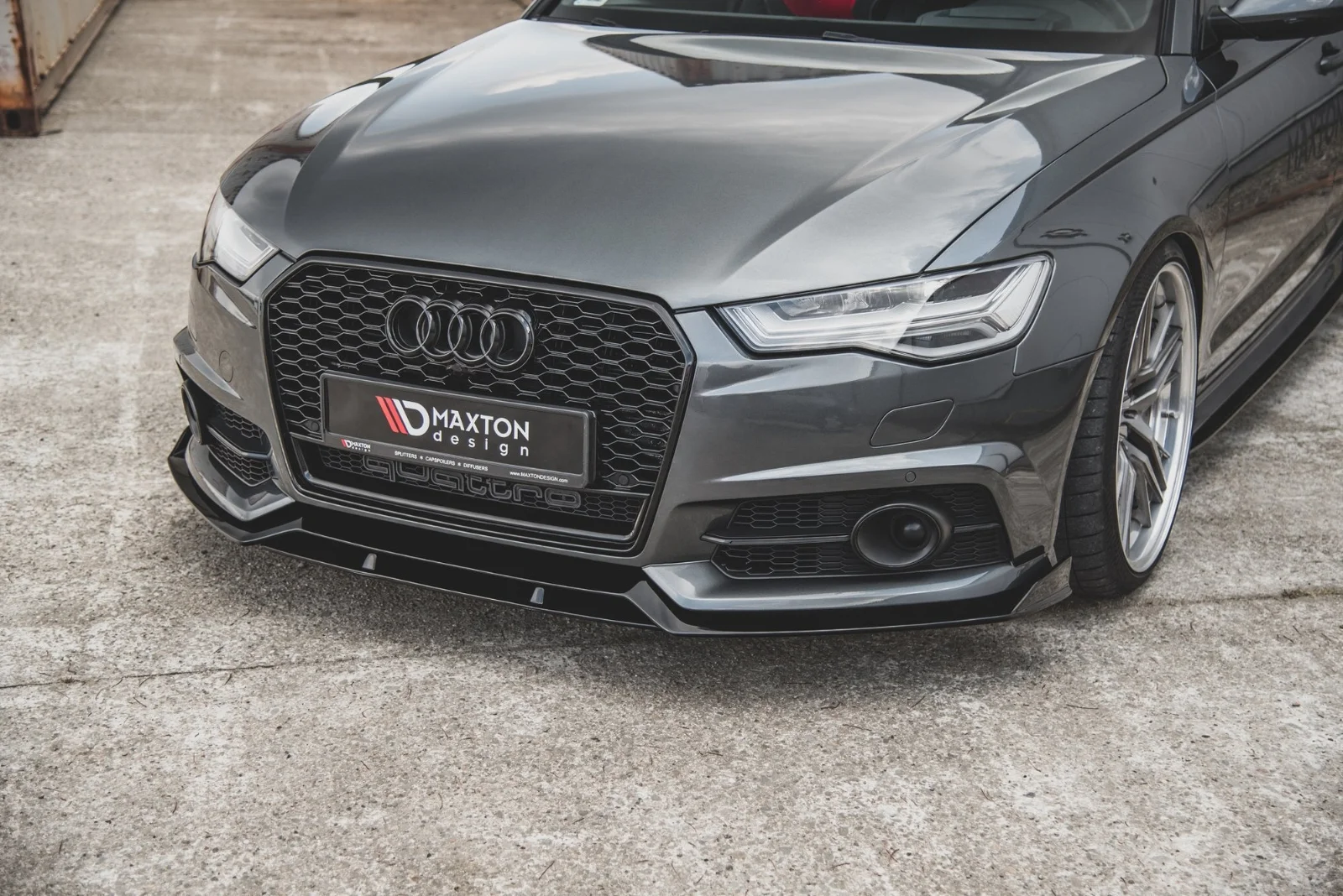 Maxton Design Frontsplitter für Audi A6 C7 S line S6 FL – GFK, unlackiert