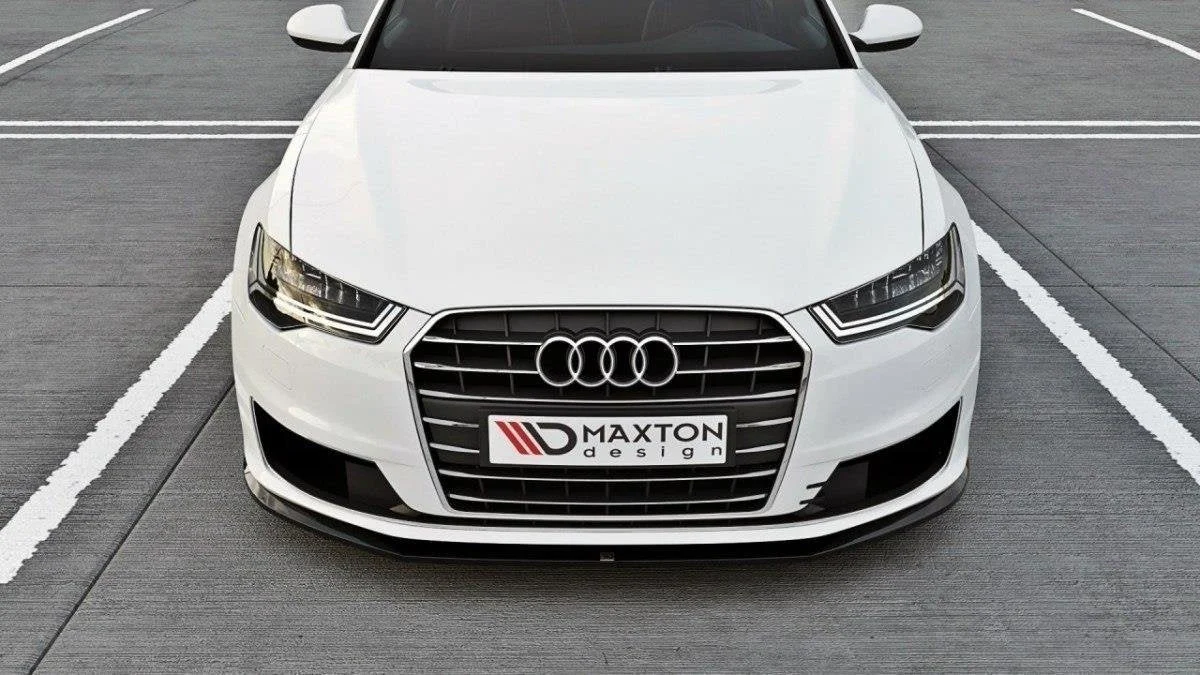 Maxton Design Frontsplitter für Audi A6 Ultra C7 FL – Schwarz glänzend