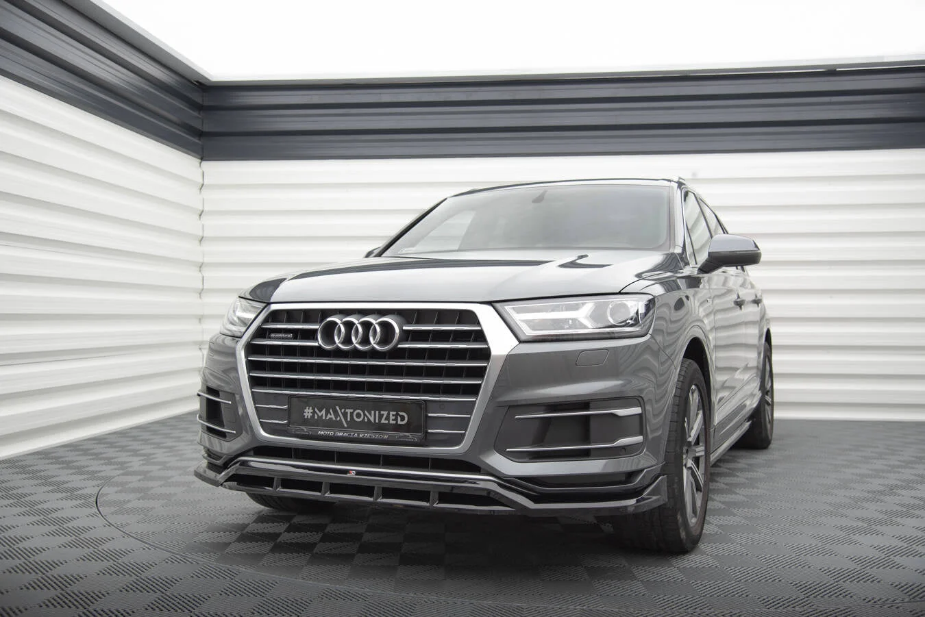 Maxton Design Frontsplitter für Audi Q7 Mk2 – Schwarz glänzend