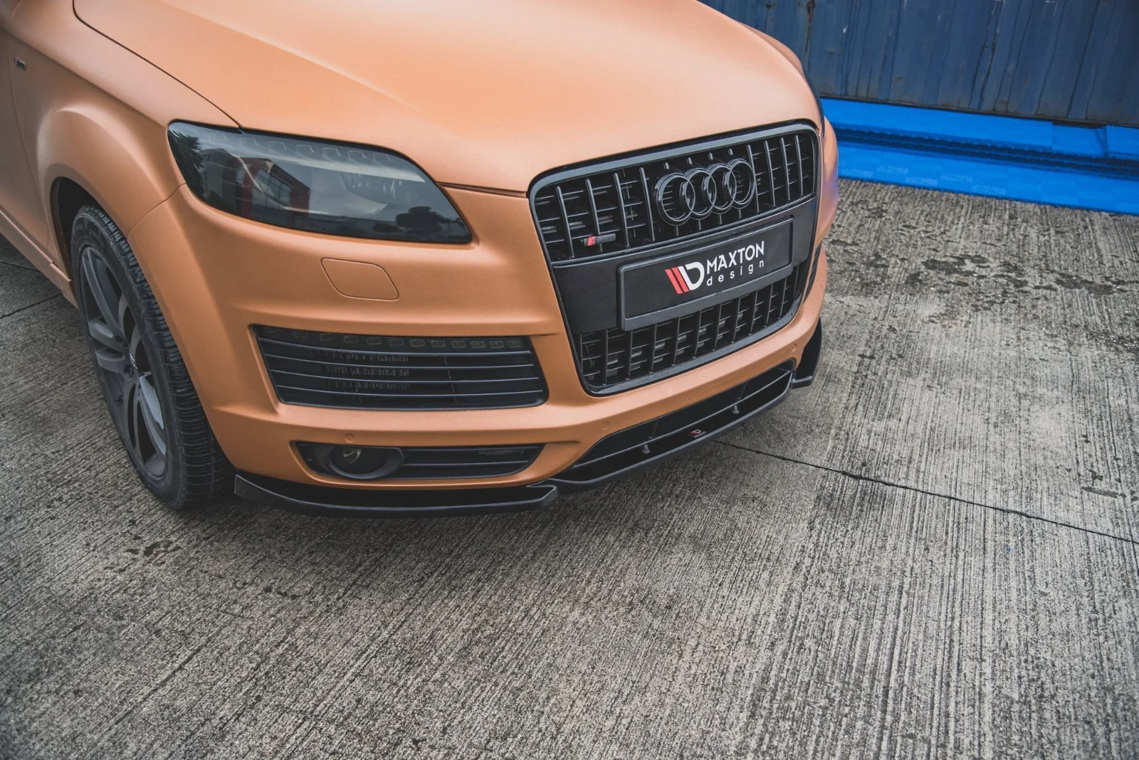 Maxton Design Frontsplitter für Audi Q7 S line Mk1 – Schwarz glänzend