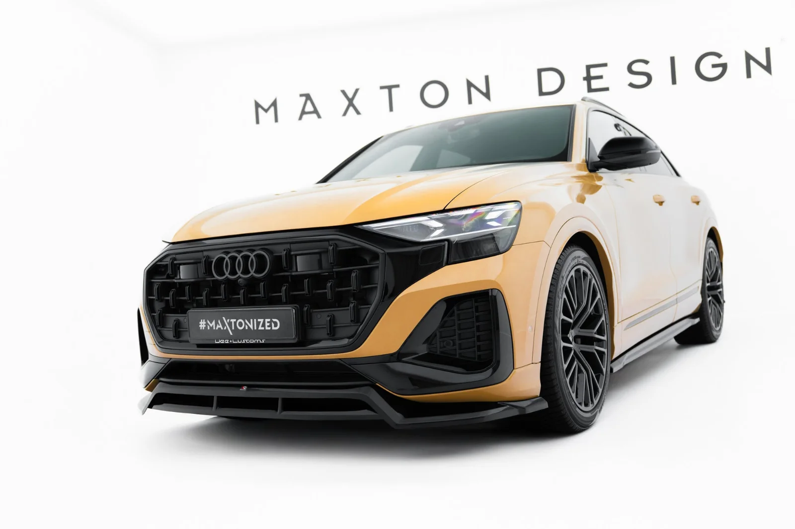 Maxton Design Frontsplitter für Audi Q8 Mk1 FL – Schwarz glänzend