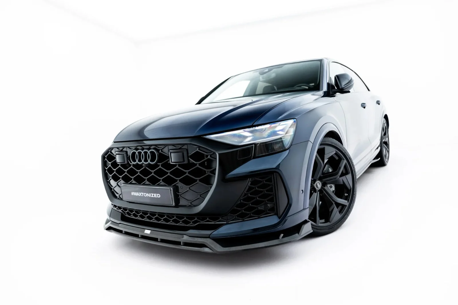 Maxton Design Frontsplitter für Audi RSQ8 Mk1 FL – Sichtcarbon (Prepreg)