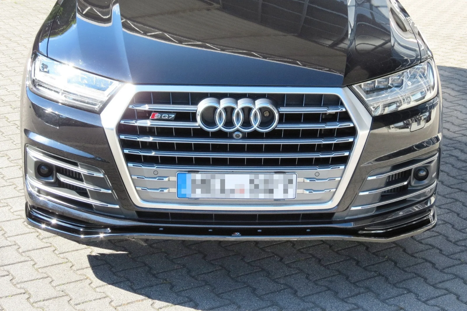 Maxton Design Frontsplitter für Audi SQ7 Q7 S line Mk2 – Schwarz glänzend