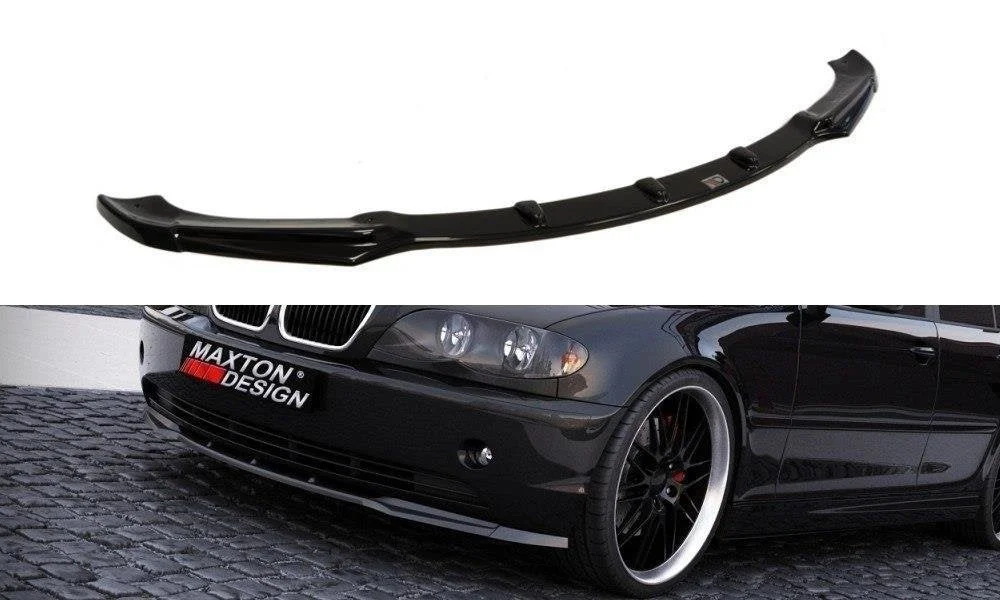 Maxton Design Frontsplitter für BMW 3er E46 Saloon FL Model – Schwarz glänzend