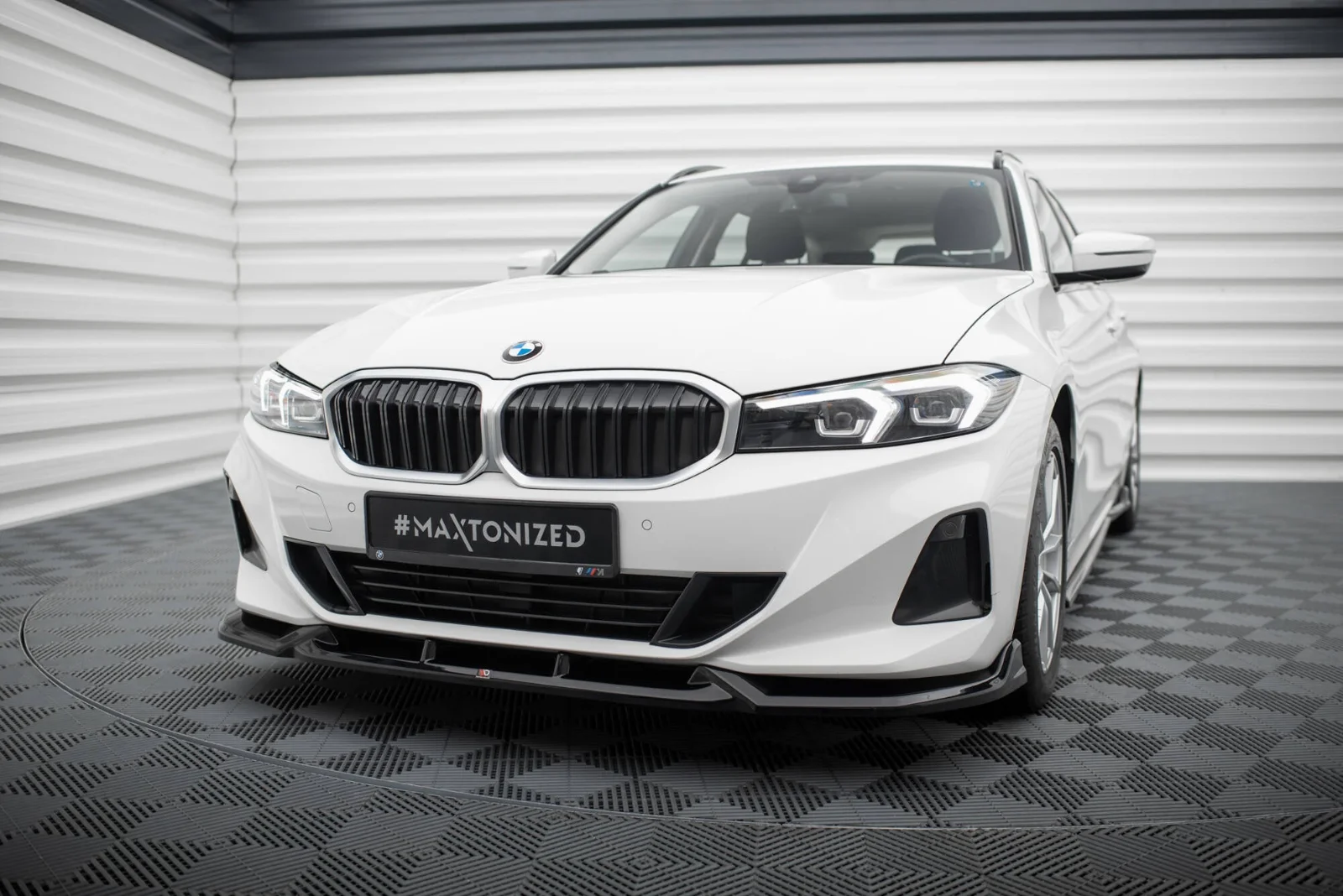 Maxton Design Frontsplitter für BMW 3er G20 G21 FL – Schwarz glänzend