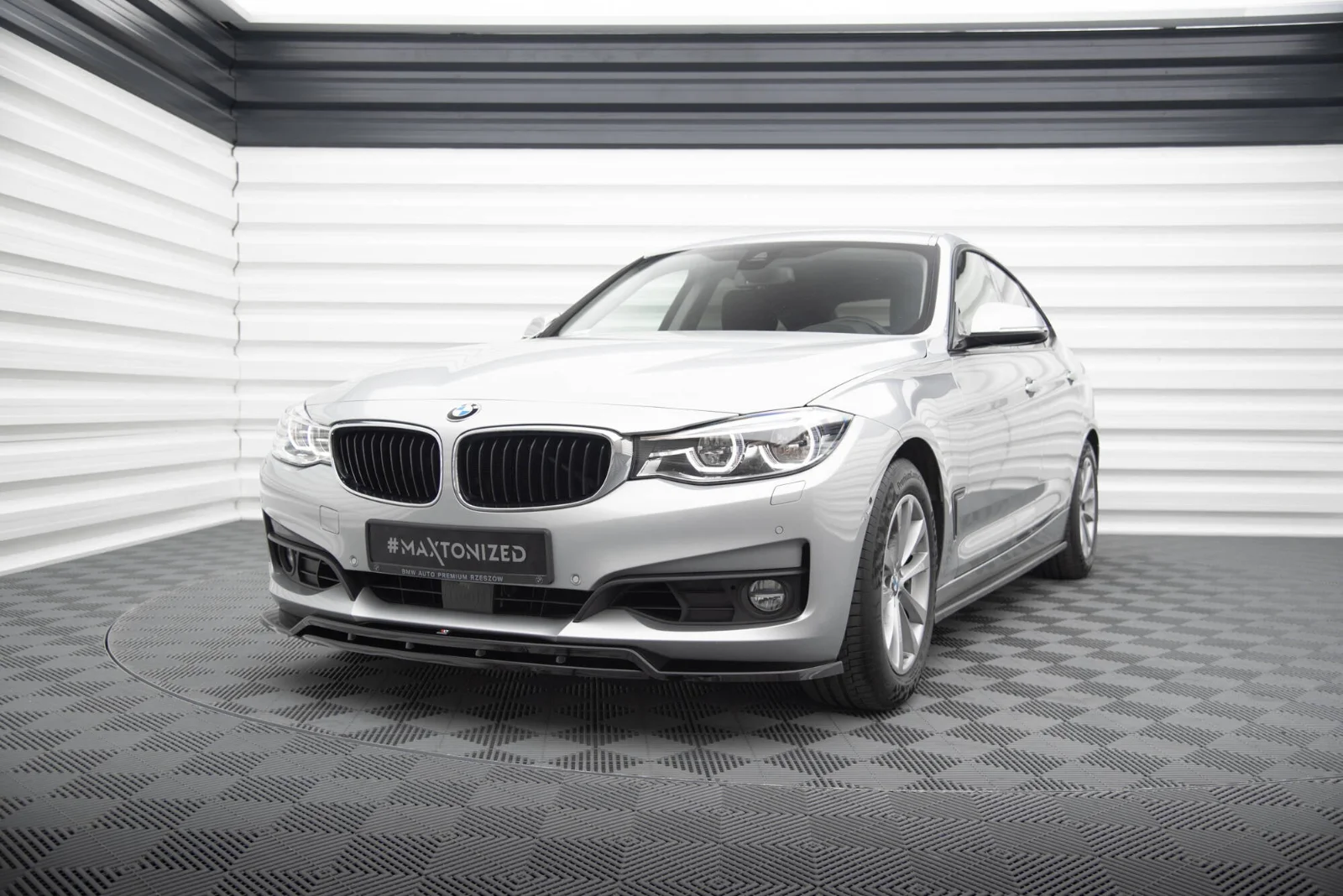 Maxton Design Frontsplitter für BMW 3er GT F34 – Schwarz glänzend