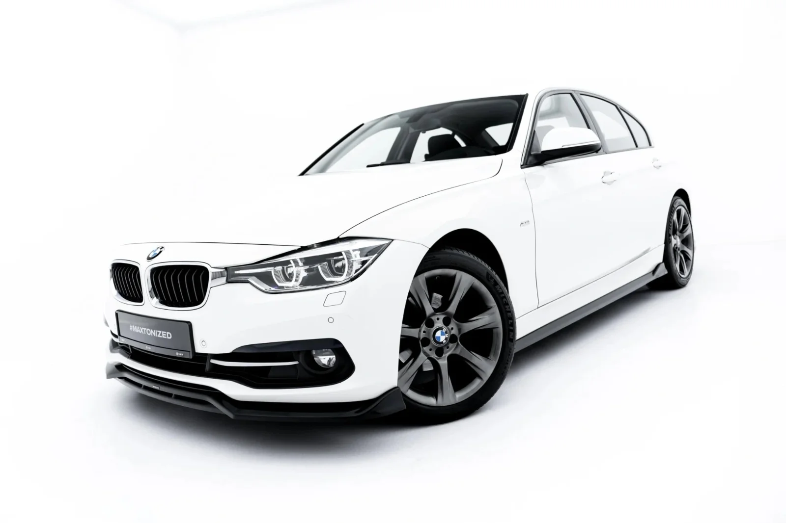 Maxton Design Frontsplitter für BMW 3er Sportline F30 F31 – Schwarz glänzend