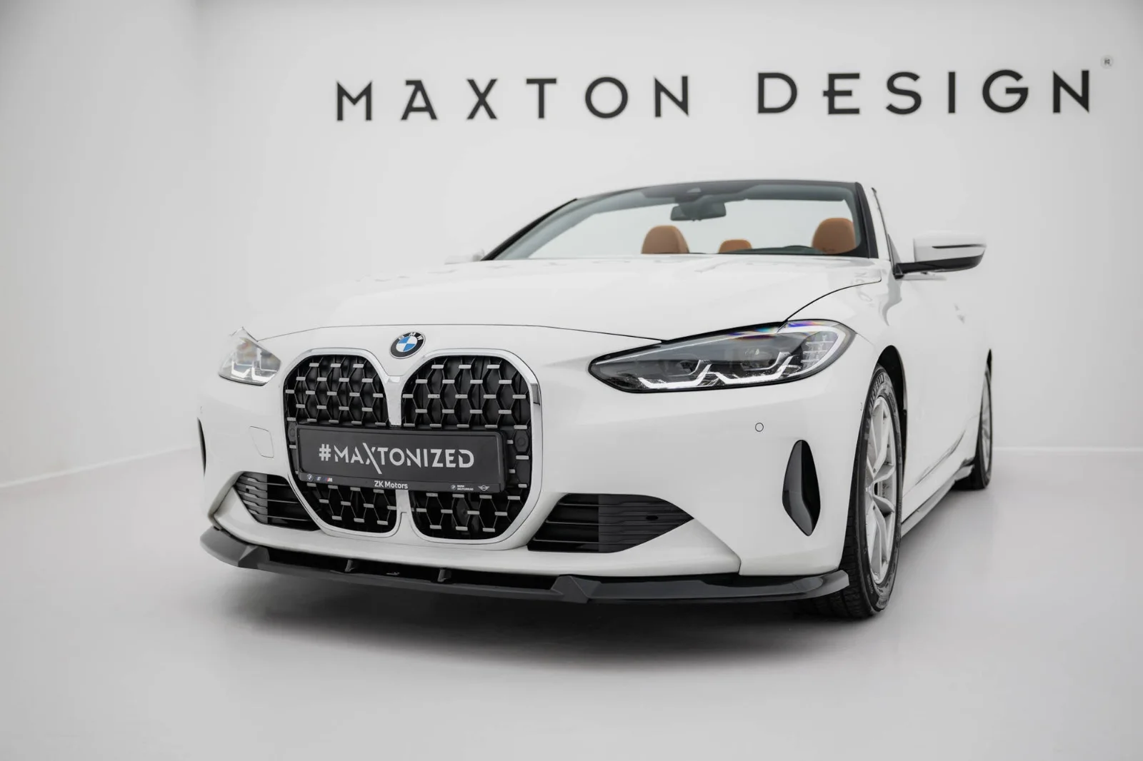 Maxton Design Frontsplitter für BMW 4er G22 G23 – Schwarz glänzend