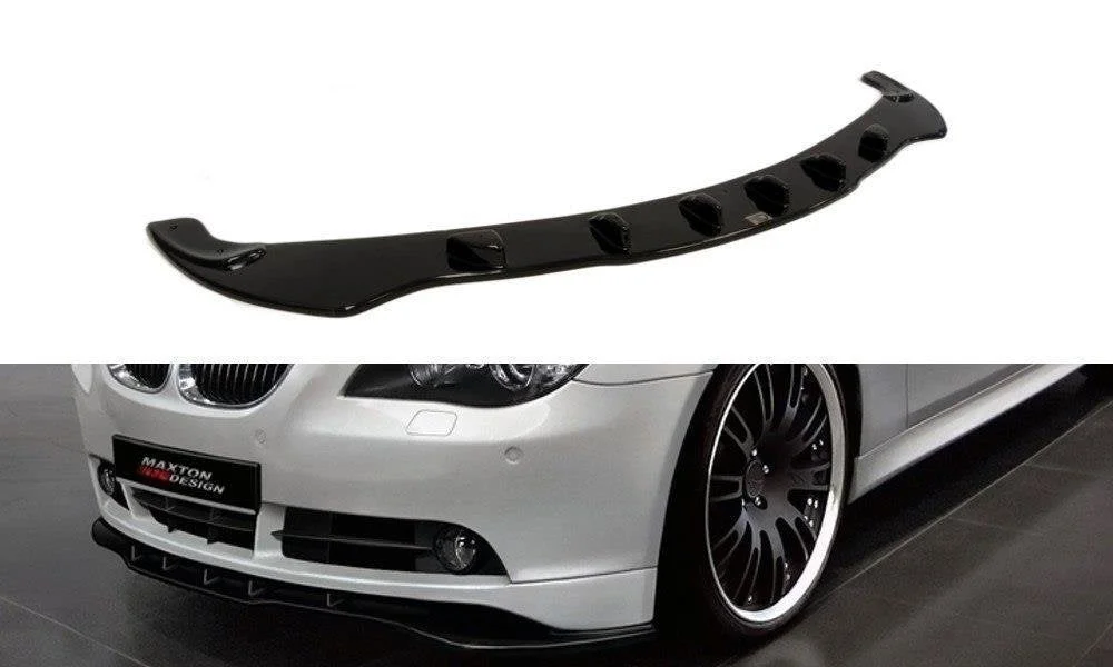 Maxton Design Frontsplitter für BMW 5er E60 E61 – Schwarz glänzend