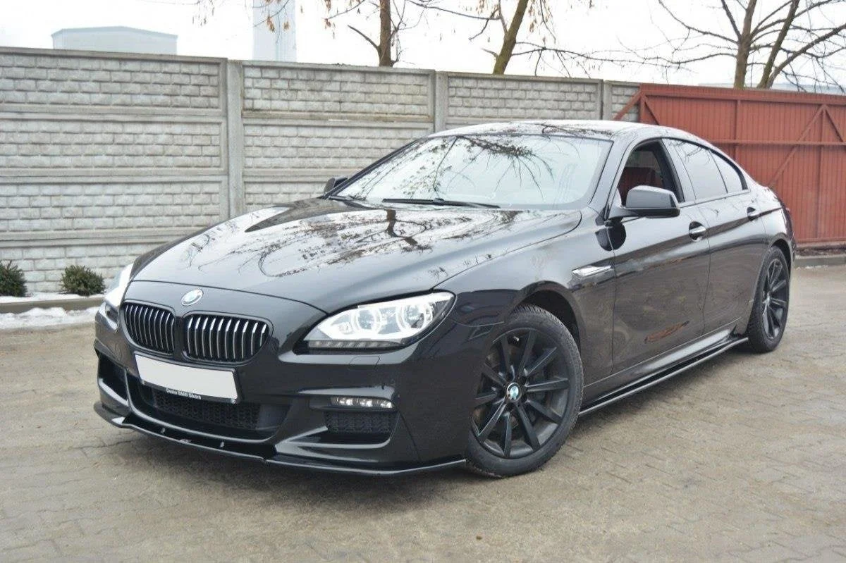 Maxton Design Frontsplitter für BMW 6er M-Paket – Schwarz glänzend