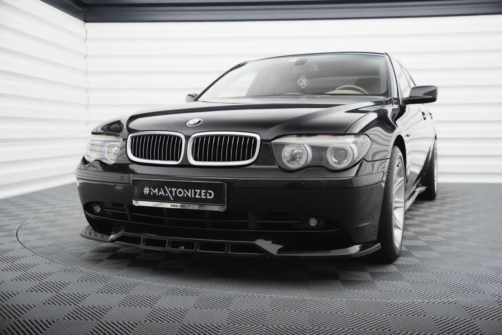 Maxton Design Frontsplitter für BMW 7er E65 – Schwarz glänzend