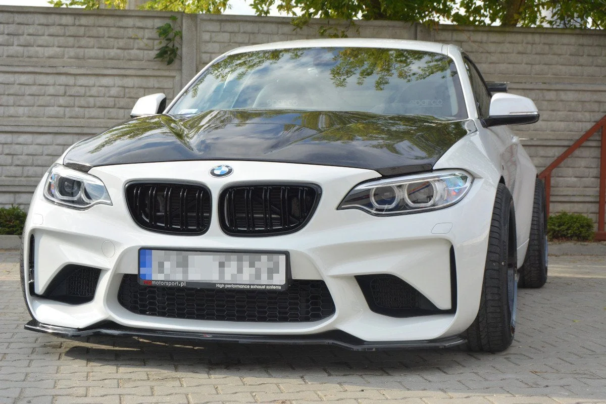 Maxton Design Frontsplitter für BMW M2 (F87) – Schwarz glänzend