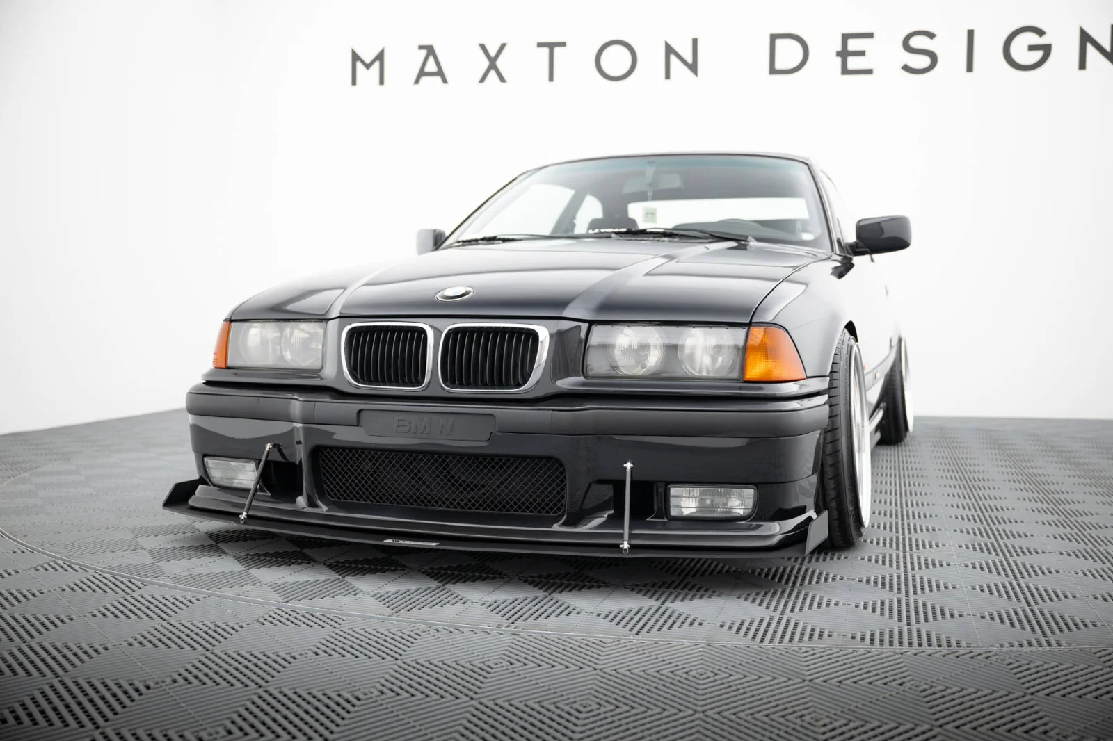 Maxton Design Frontsplitter für BMW M3 3 M-Paket E36 – Schwarz matt