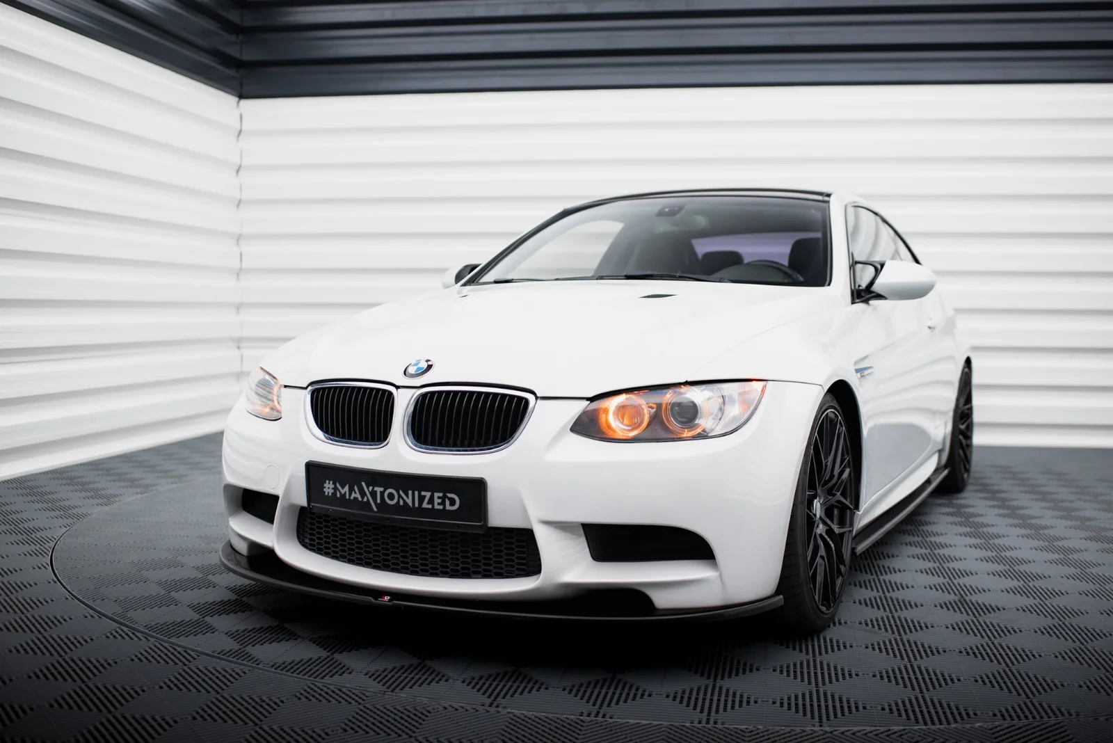 Maxton Design Frontsplitter für BMW M3 E92 E93 – Schwarz glänzend – BM-3-92-M-FD1G – BM-3-92-M-FD1G