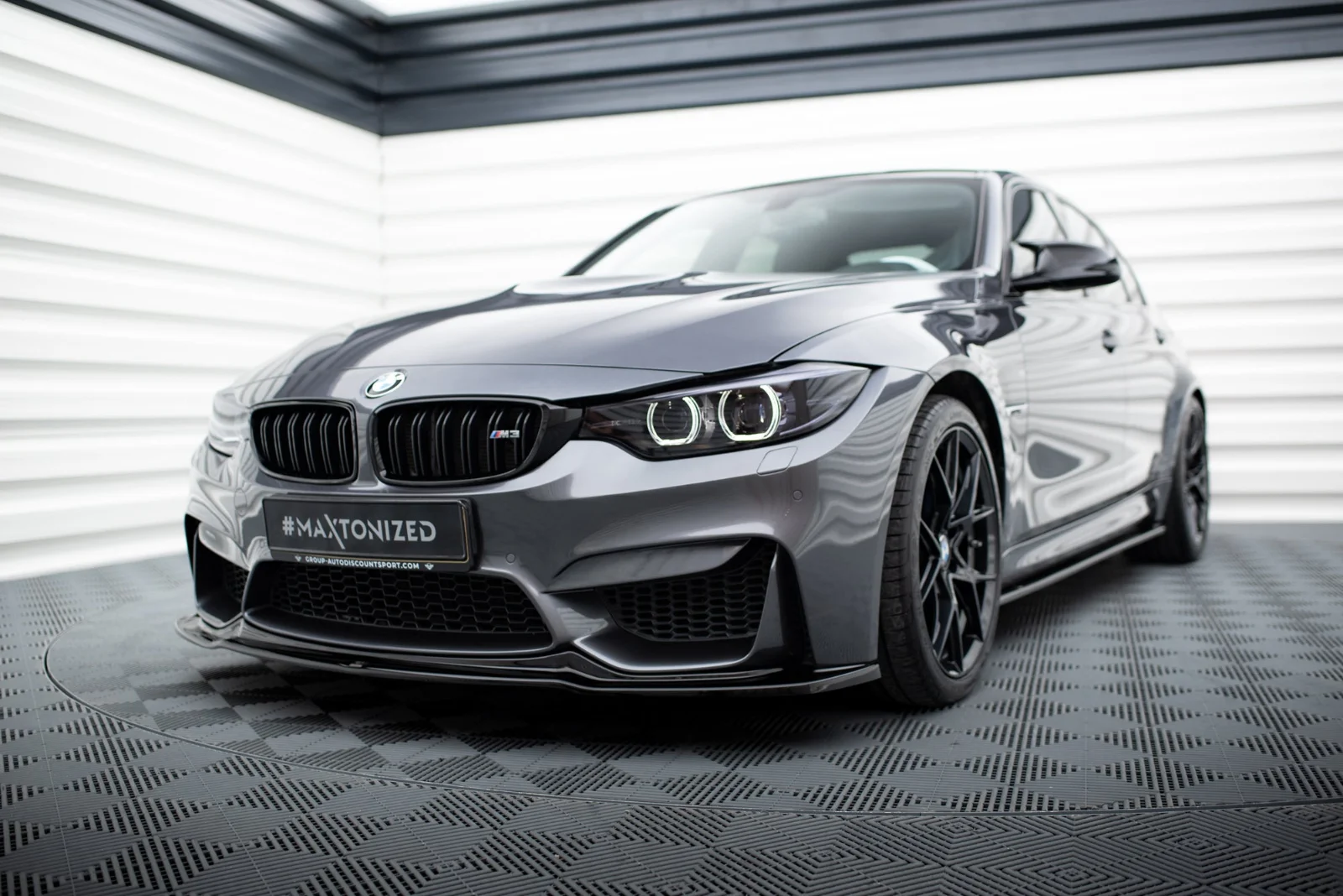 Maxton Design Frontsplitter für BMW M3 F80 – Schwarz glänzend