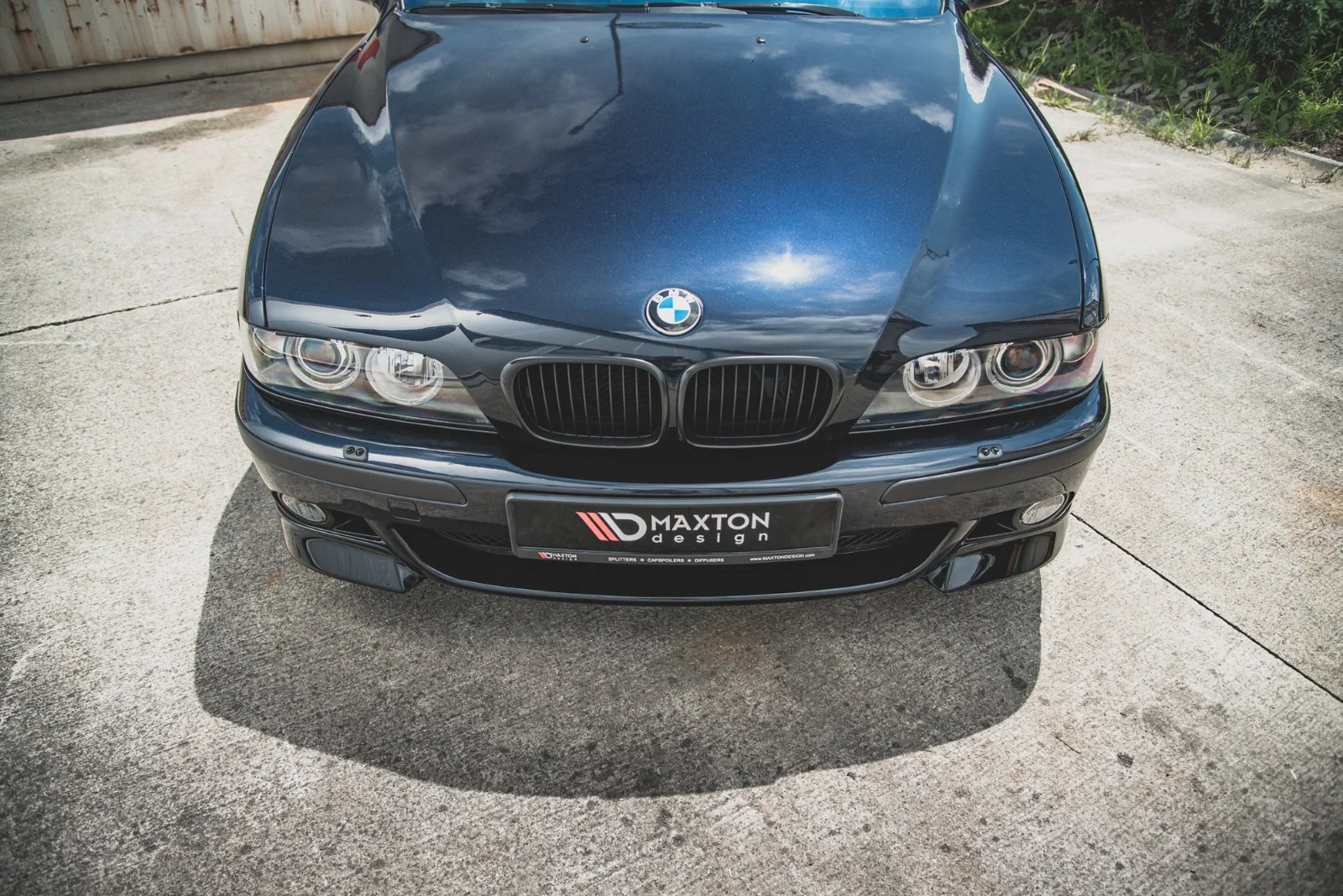 Maxton Design Frontsplitter für BMW M5 5 M-Paket E39 – Schwarz glänzend – BM-5-39-M-FDS1G – BM-5-39-M-FDS1G