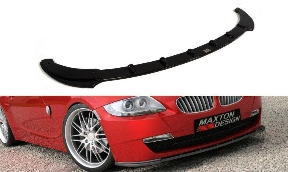 Maxton Design Frontsplitter für BMW Z4 E85 E86 (Nach FL) – Schwarz glänzend