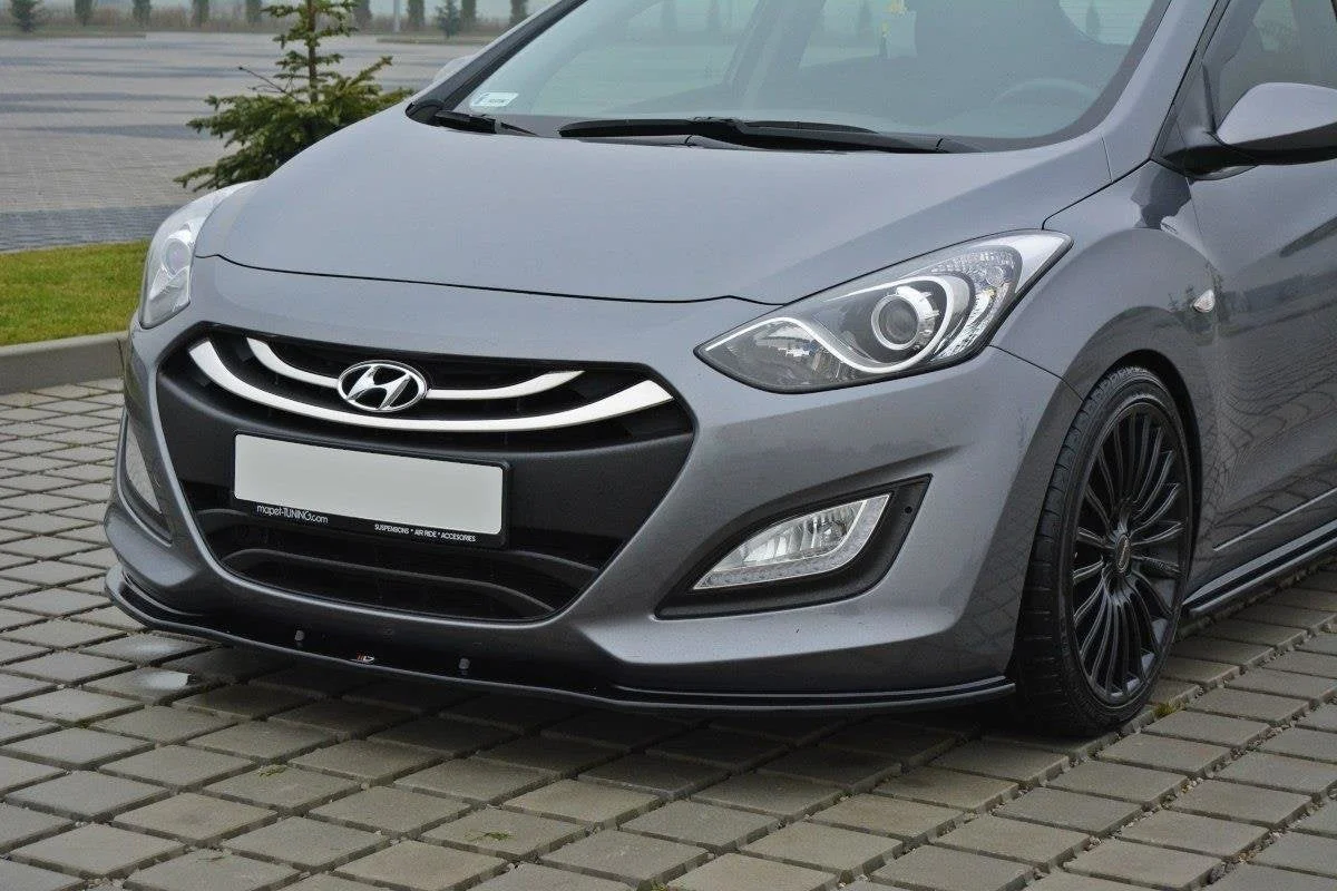 Maxton Design Frontsplitter für Hyundai i30 Mk2 – Schwarz glänzend