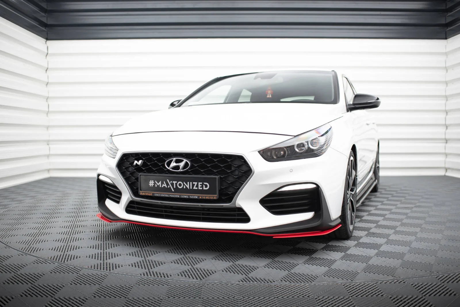 Maxton Design Frontsplitter für Hyundai i30 N Mk3 – Schwarz glänzend