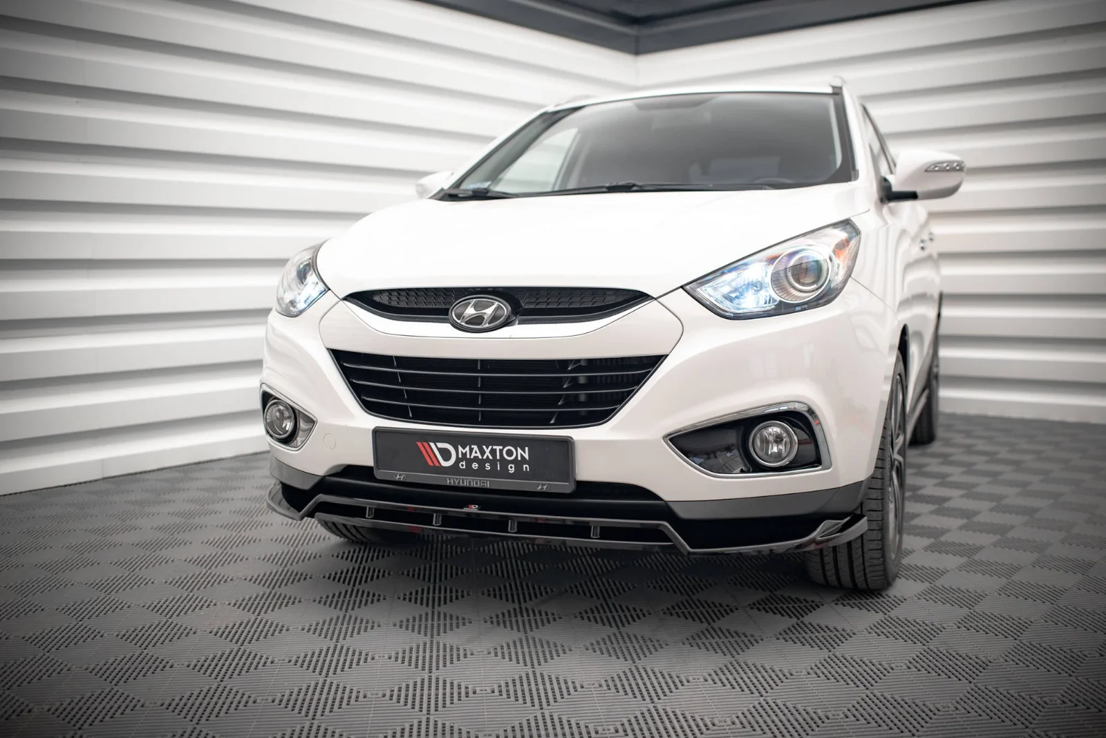 Maxton Design Frontsplitter für Hyundai ix35 Mk1 – Schwarz glänzend