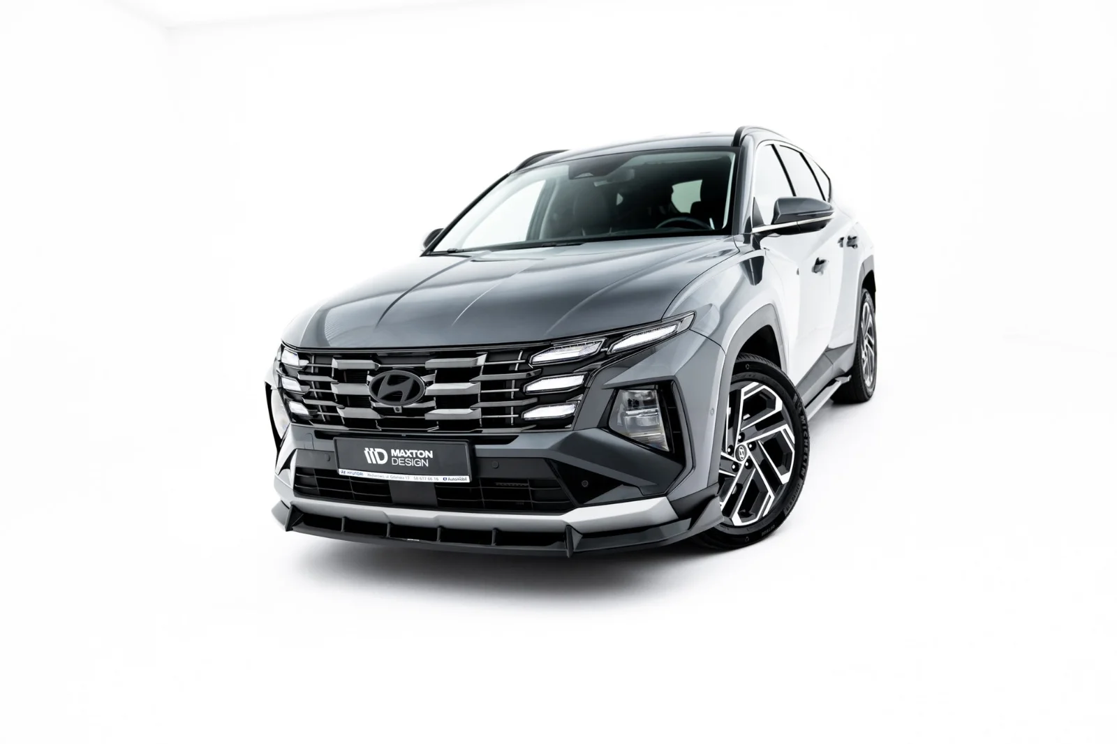 Maxton Design Frontsplitter für Hyundai Tucson Mk4 FL – Schwarz glänzend