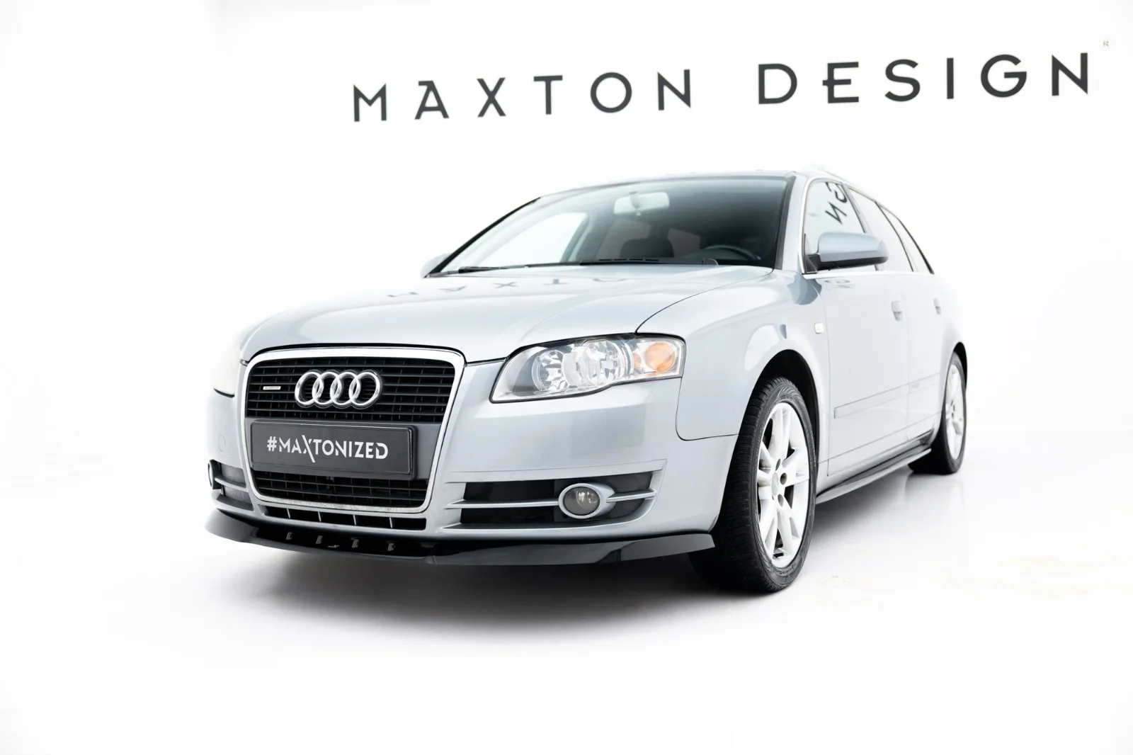 Maxton Design Frontsplitter V.1 für Audi A4 B7 – Schwarz glänzend