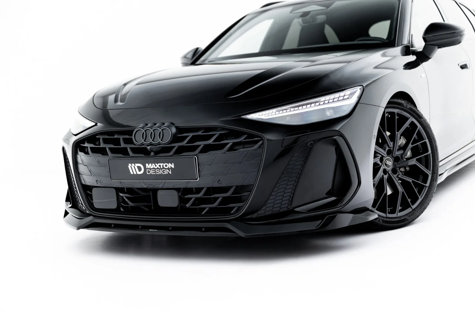 Maxton Design Frontsplitter V.1 für Audi A6 S line C9 – Schwarz glänzend
